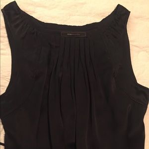 BCBG Maxazria Black Silk Blouse